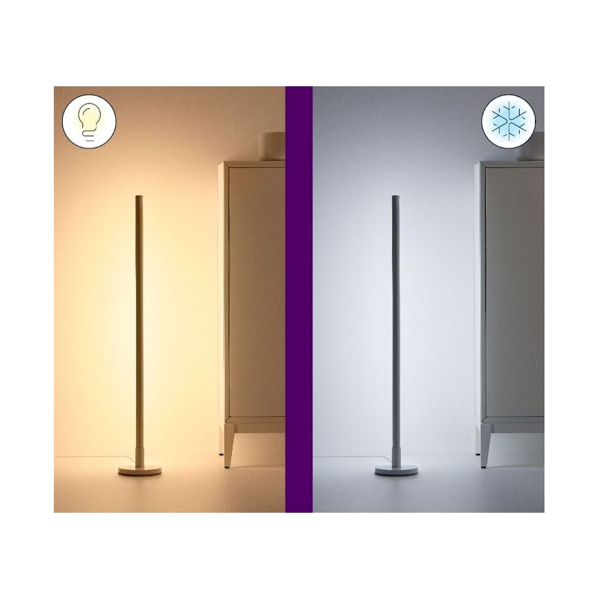 WiZ - Candeeiro de chão LED RGBW com regulação POLE LED/13W/230V 2200-6500K Wi-Fi