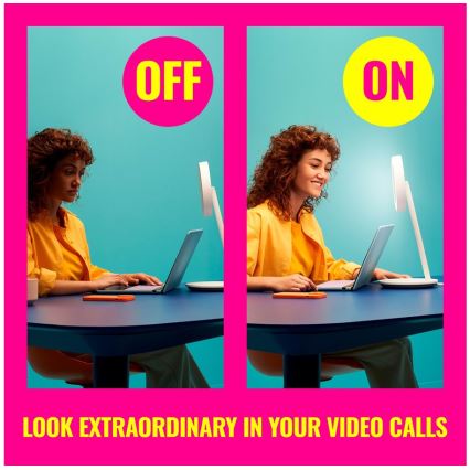 WiZ - Candeeiro de mesa LED com regulação PORTRAIT LED/10W/5V Wi-Fi 2700-6500K CRI 90