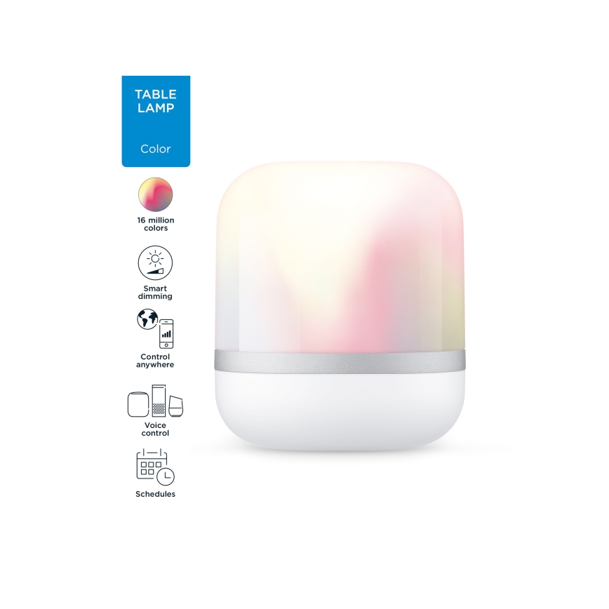 WiZ - Candeeiro de mesa LED RGBW com regulação HERO LED/13W/230V 2200-6500K Wi-Fi