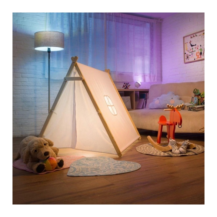 WiZ - Candeeiro de mesa LED RGBW com regulação QUEST LED/13W/230V 2200-6500K Wi-Fi branco