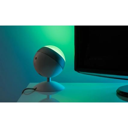 WiZ - Candeeiro de mesa LED RGBW com regulação QUEST LED/13W/230V 2200-6500K Wi-Fi branco