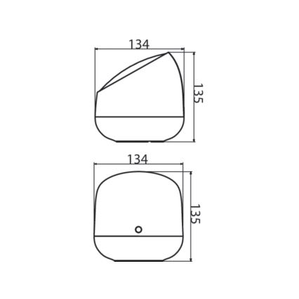 WiZ - Candeeiro de mesa LED RGBW com regulação SQUIRE LED/9W/230V 2200-6500K Wi-Fi
