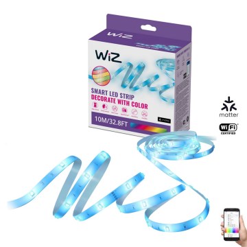 WiZ - Fita LED RGB dimerizável 10m LED/12W/230V Wi-Fi