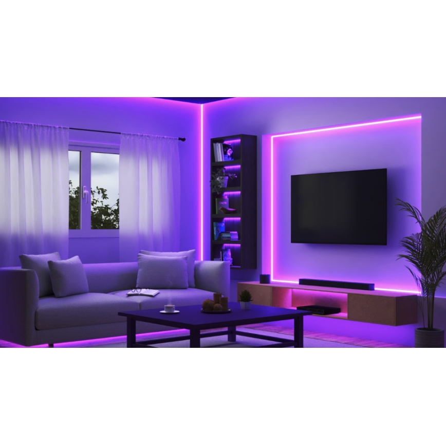 WiZ - Fita LED RGB dimerizável 10m LED/12W/230V Wi-Fi