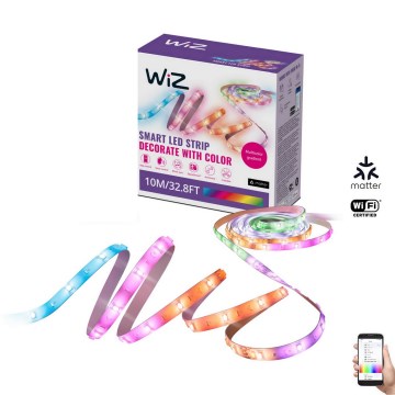 WiZ - Fita LED RGBIC dimmerizável 10m LED/21W/230V 2700-6500K Wi-Fi
