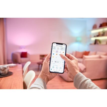 WiZ - Foco LED RGBW regulável IMAGEO 2xGU10/4,9W/230V 2200-6500K Wi-Fi CRI 90 preto