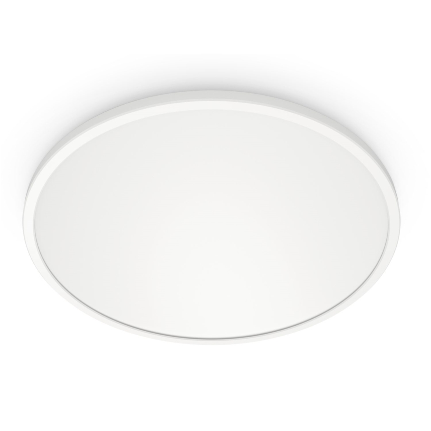 WiZ - Iluminação de teto LED com regulação do fluxo luminoso SUPERSLIM LED/16W/230V 2700-6500K Wi-Fi branco