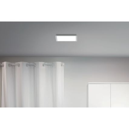 WiZ - Iluminação de teto LED com regulação SUPERSLIM LED/12W/230V 2700-6500K Wi-Fi branco