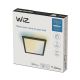WiZ - Iluminação de teto LED com regulação SUPERSLIM LED/12W/230V 2700-6500K Wi-Fi preto