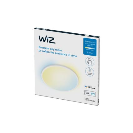 WiZ - Iluminação de teto LED com regulação SUPERSLIM LED/32W/230V 2700-6500K Wi-Fi branca