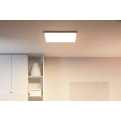 WiZ - Iluminação de teto LED com regulação SUPERSLIM LED/36W/230V 2700-6500K Wi-Fi branca