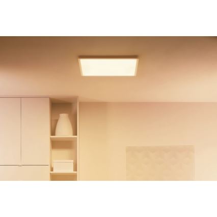 WiZ - Iluminação de teto LED com regulação SUPERSLIM LED/36W/230V 2700-6500K Wi-Fi branca