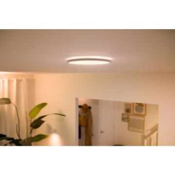 WiZ - Iluminação de teto LED RGBW com regulação RUNE LED/21W/230V 2700-6500K Wi-Fi branco