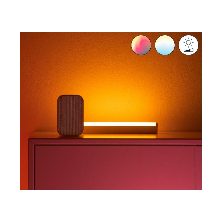 WiZ - CONJUNTO 2x Lâmpada LED RGBW Regulável BAR LED/5,5W/230V 2200-6500K Wi-Fi