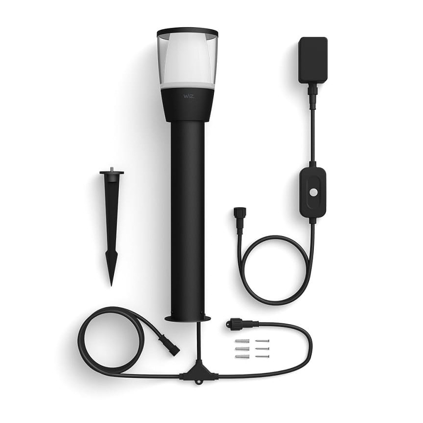 WiZ - Luminária exterior LED RGBW regulável ELPAS LED/4,8W/12/230V 2700-5000K IP65 Wi-Fi