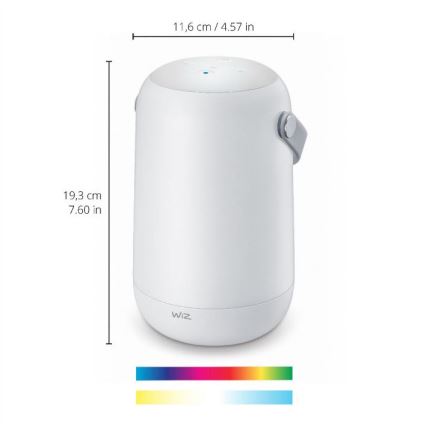 WiZ - Lâmpada portátil LED RGBW regulável MOBILE LED/13,5W/5V 2200-6500K Wi-Fi 1800 mAh