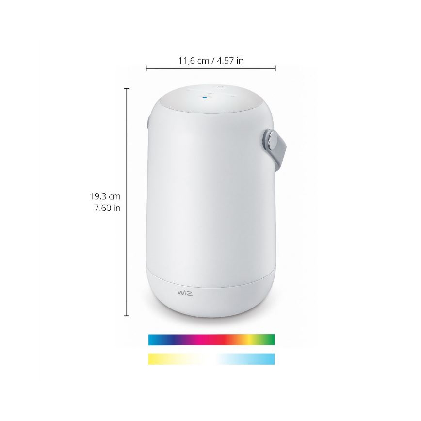WiZ - Lâmpada portátil LED RGBW regulável MOBILE LED/13,5W/5V 2200-6500K Wi-Fi 1800 mAh
