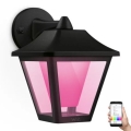 WiZ - LED RGBW Iluminação de parede exterior com regulação LED/9,5W/230V 2700-5000K IP44 Wi-Fi