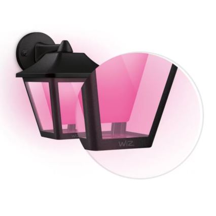 WiZ - LED RGBW Iluminação de parede exterior com regulação LED/9,5W/230V 2700-5000K IP44 Wi-Fi