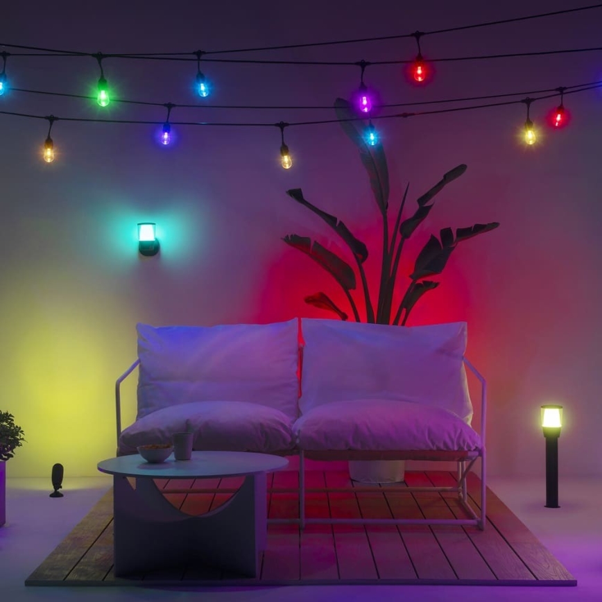 WiZ - LED RGBW Regulação exterior candeeiro ELPAS LED/4,8W/12/230V 2700-5000K IP65 Wi-Fi