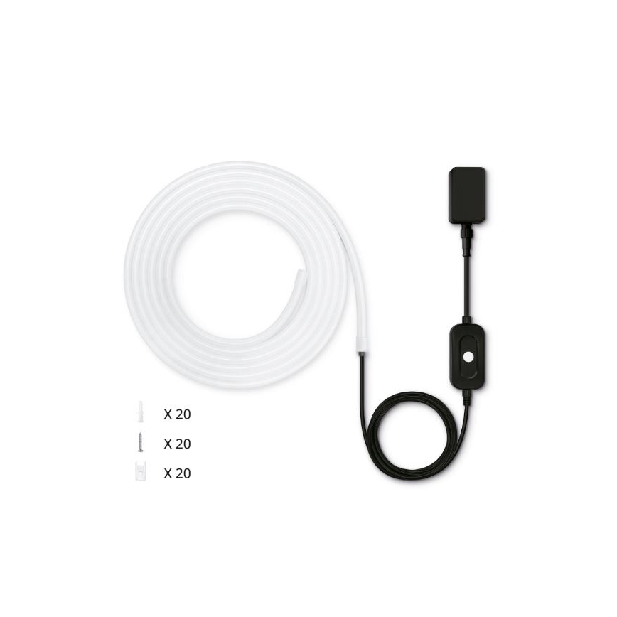 WiZ - LED RGBW Regulação exterior tira 5m LED/24W/230V 2700-5000K Wi-Fi IP65