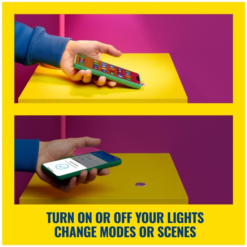 WiZ - NFC Auto-adesivo tag para controlar a iluminação 4 pçs