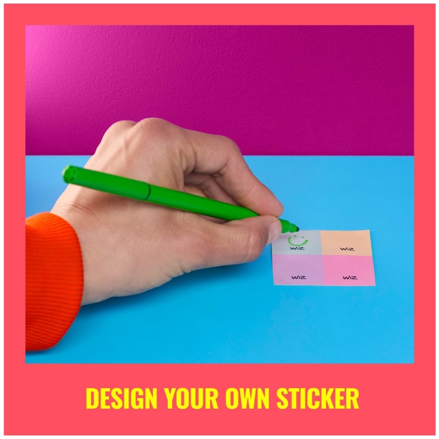 WiZ - NFC Auto-adesivo tag para controlar a iluminação 4 pçs