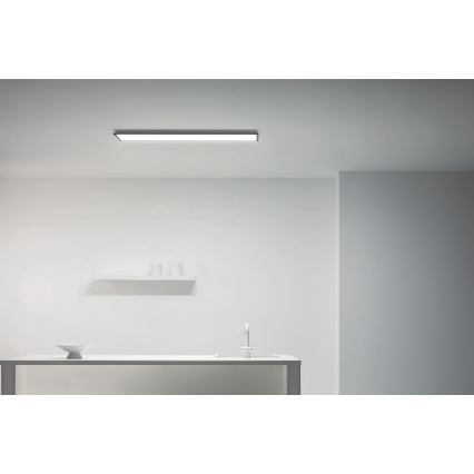 WiZ - Painel LED com regulação SUPERSLIM LED/36W/230V 2700-6500K Wi-Fi preto