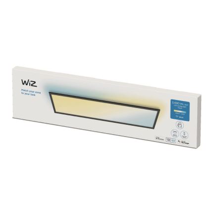 WiZ - Painel LED com regulação SUPERSLIM LED/36W/230V 2700-6500K Wi-Fi preto