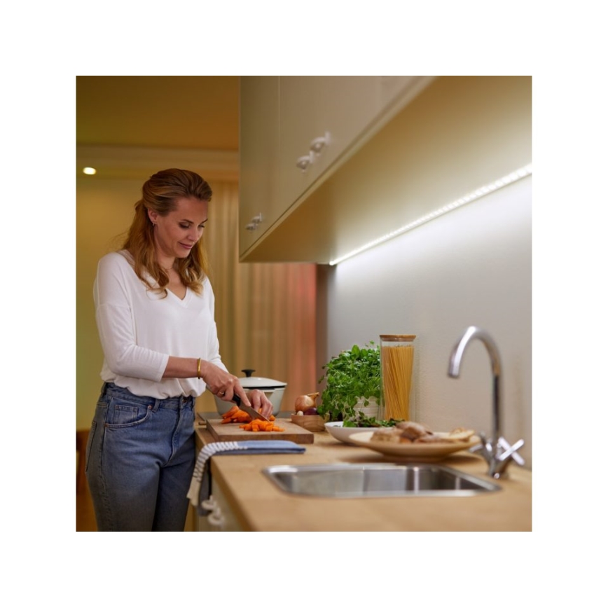 WiZ - Tira LED RGBW com regulação 1m LED/11W/12V 2700-6500K Wi-Fi