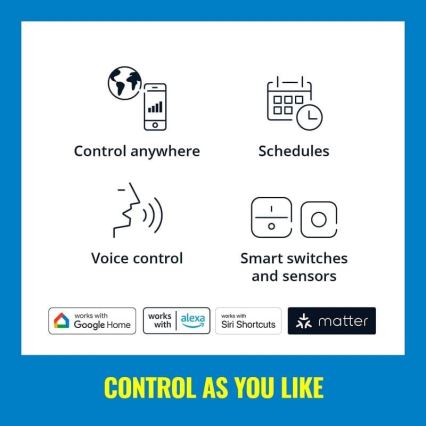 WiZ - Tira LED RGBW com regulação 3m LED/24W/230V 2700-5000K Wi-Fi