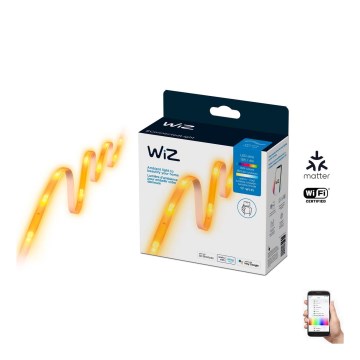 WiZ - Tira LED RGBW com regulação 4m LED/13W/230V 2700-6500K Wi-Fi