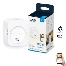 WiZ - Tomada inteligente E 2300W + medidor de potência Wi-Fi