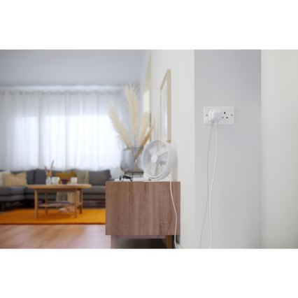 WiZ - Tomada inteligente F 2300W + powermeter Wi-Fi SCHUKO