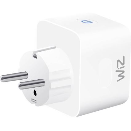 WiZ - Tomada inteligente F 2300W + powermeter Wi-Fi SCHUKO