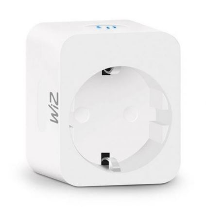 WiZ - Tomada inteligente F 2300W Wi-Fi SCHUKO
