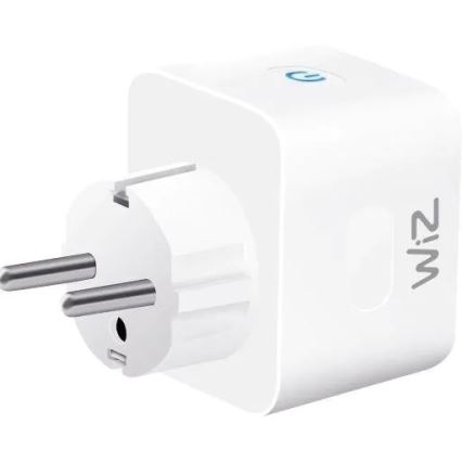 WiZ - Tomada inteligente F 2300W Wi-Fi SCHUKO