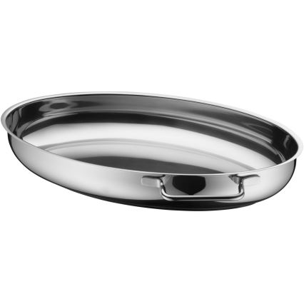 WMF - Assadeira oval com tampa  41x28,5 x18 cm aço inoxidável