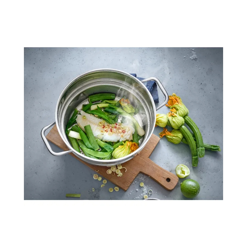 WMF - Cesto para cozedura a vapor, Ø 20 cm, aço inoxidável