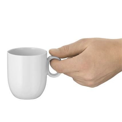 WMF - CONJUNTO 2x Chávena para café creme com pires BARISTA 170 ml branco