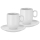 WMF - CONJUNTO 2x Chávena para café creme com pires BARISTA 170 ml branco