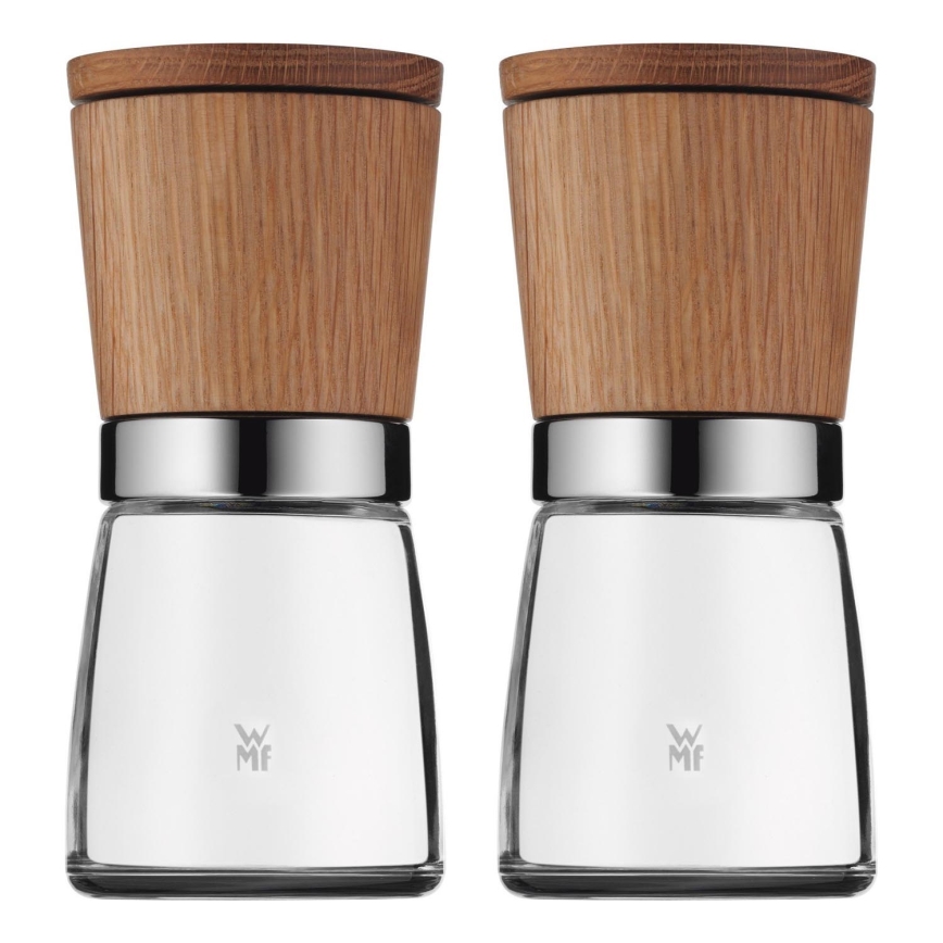 WMF - Conjunto de 2 moinhos de especiarias NATURE carvalho