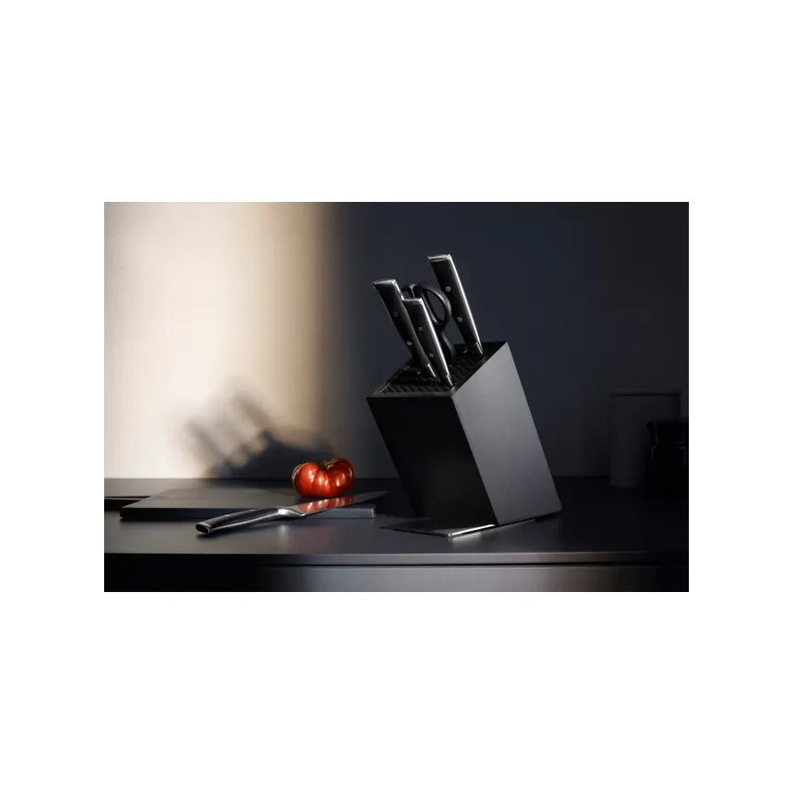 WMF - Conjunto de 6 facas de cozinha com bloco GRAND CLASS