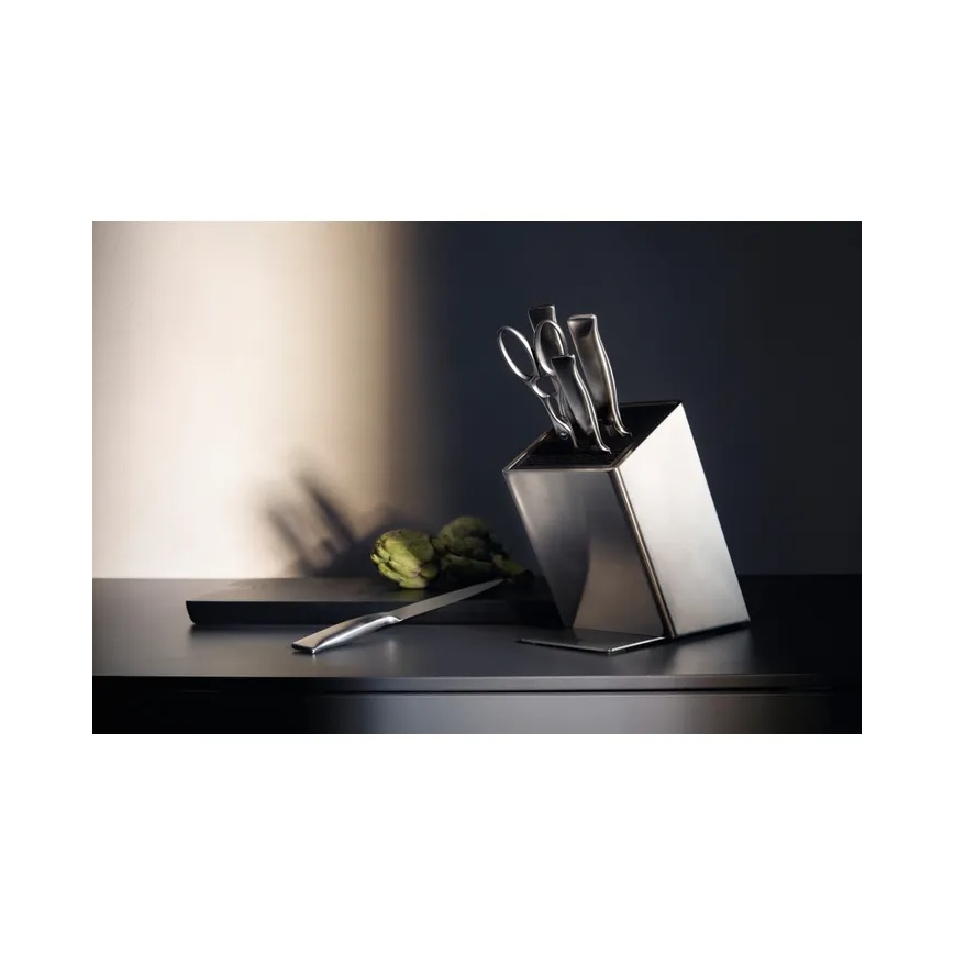 WMF - Conjunto de 6 facas de cozinha em bloco GRAND GOURMET