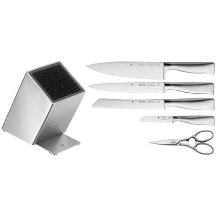 WMF - Conjunto de 6 facas de cozinha em bloco GRAND GOURMET