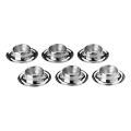 WMF - Conjunto de 6 suportes para ovos CROMARGAN AKTUELL em aço inoxidável