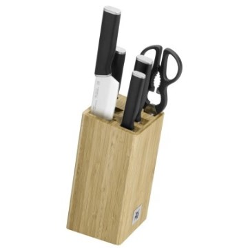 WMF - Conjunto de facas de cozinha com suporte KINEO, 6 peças