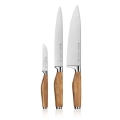 WMF - Conjunto de facas de cozinha GRAND WOOD, 3 peças
