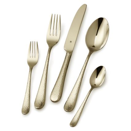 WMF - Conjunto de talheres em aço inoxidável SITELLO 30pcs dourado