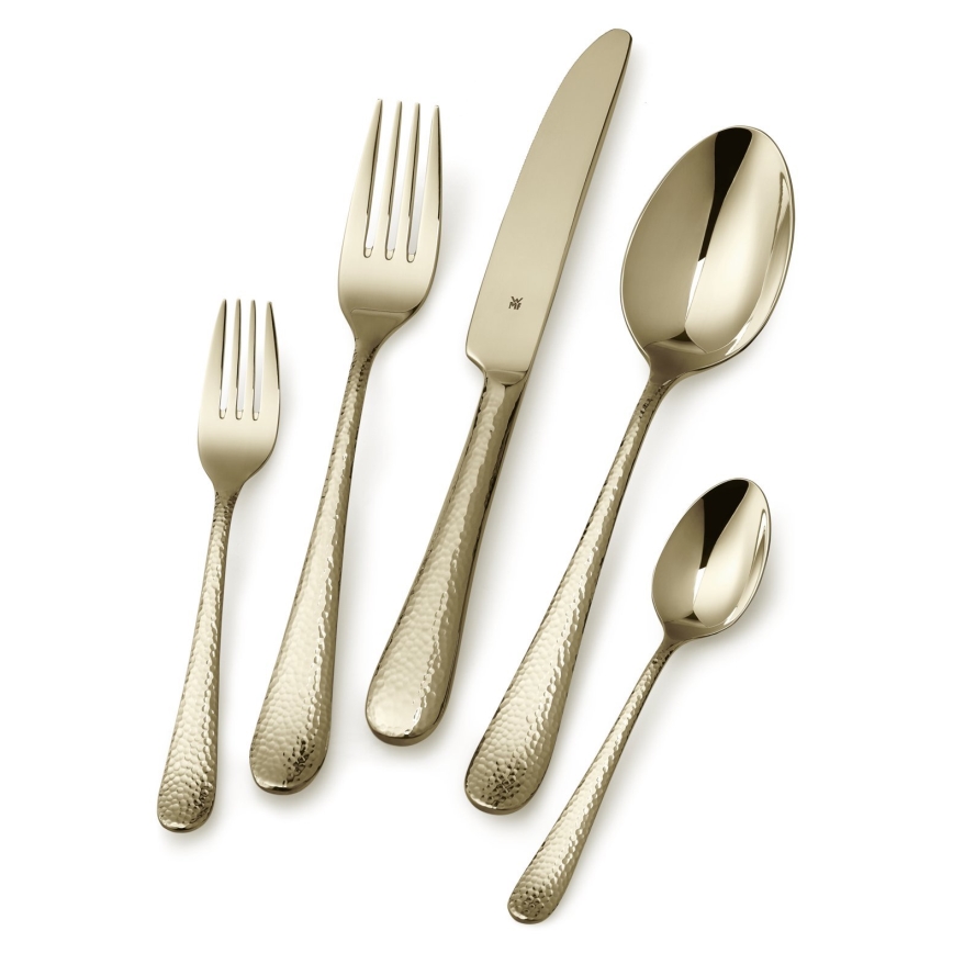 WMF - Conjunto de talheres em aço inoxidável SITELLO 30pcs dourado